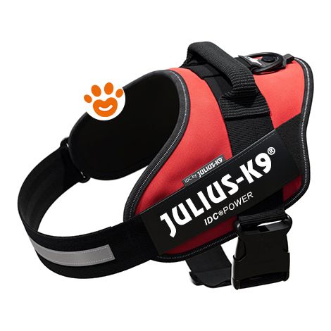 Pettorina IDC Julius K9 Powerharness (ITA)  - Pettorina IDC Julius K9 Powerharness (ITA) - Rosso, XXXS / Baby 1 (29-36cm)
