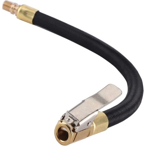 Tubo di prolunga per pompa per pneumatici da 30 cm, pompa di gonfiaggio rapido, adattatore per gonfiaggio rapido, fascetta stringitubo, accessori per la manutenzione di auto e moto. (1/5)