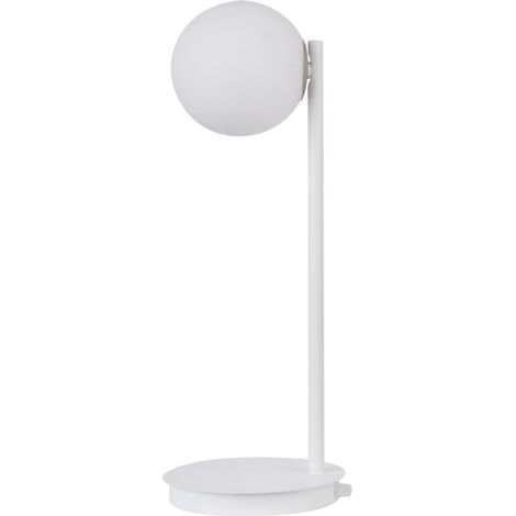 Lampe de chevet Gama blanche globe verre G9 Sigma 12W