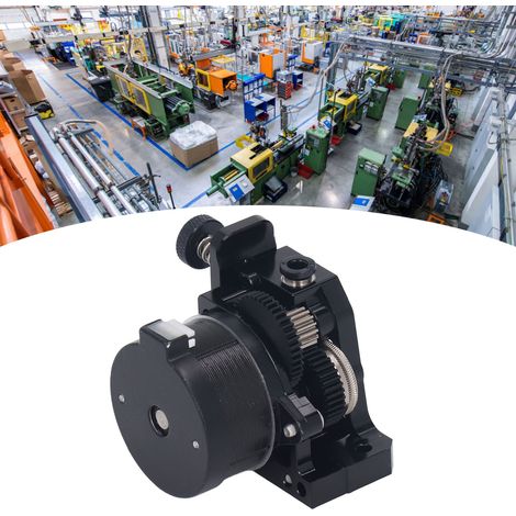 Verbesserter HGX-LITE Extruder mit Ganzmetall-Untersetzungsgetriebe aus gehärtetem Stahl für PLA/TPU-Extruder, ausgestattet mit einem 36 mm 1,8° 1,0 A Zweiphasen-Rundschrittmotor, geeignet für CR-10/C (1/5)