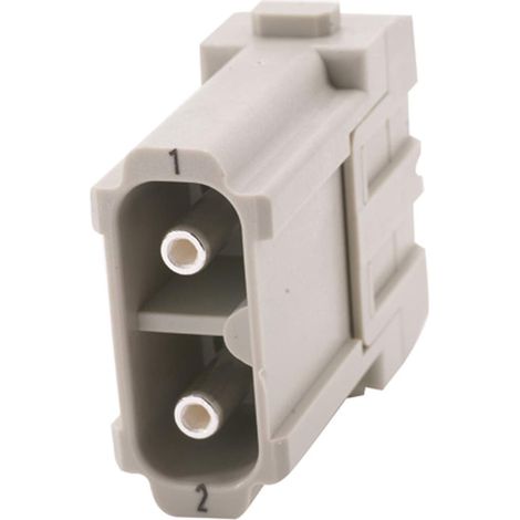 HARTING Han 40 Ampere Modul Stifteinsatz (M) Axialschraubanschluss, 2-polig 1000V, 40A - 1 Stück (1/2)