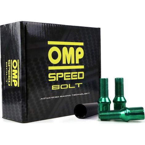 Set Tuercas OMP 27 mm Verde 20 uds M12 x 1,50 (1/5)