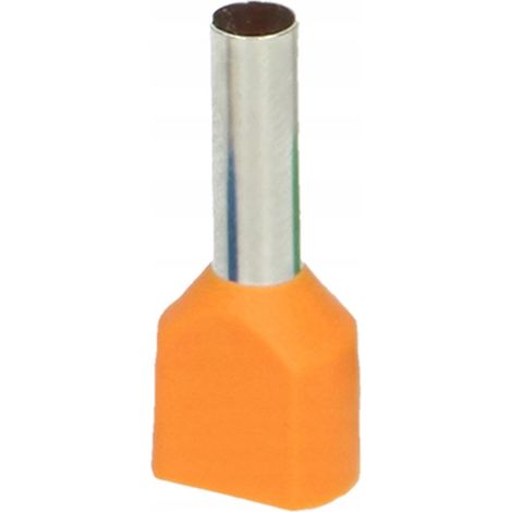 Accesorios de conexión orno insulated terminal double 4mm2 12mm
