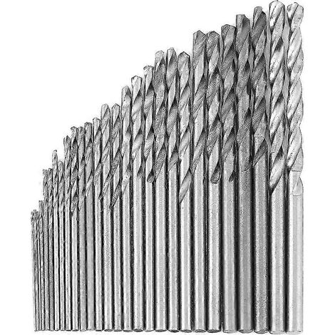 16 forets hélicoïdaux à queue droite HSS de 0,8 à 1,5 mm pour outils électriques (1/3)