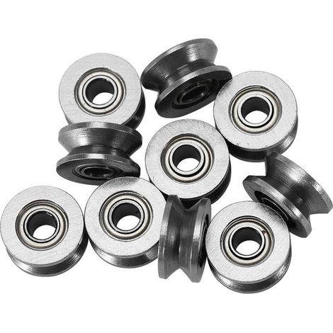Roulement à billes V624ZZ en acier au carbone – Lot de 10 pièces – Diamètre intérieur 4mm. extérieur 13mm. épaisseur 6mm – Pour systèmes de mouvement linéaire (1/5)