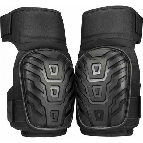 Professional work knee pads with reinforced gel cushion and adjustable anti-slip straps – Pack of 2 (1/5)