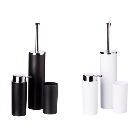 SET DA BAGNO ABS 3 PEZZI COLORI ASSORTITI 2 PZ