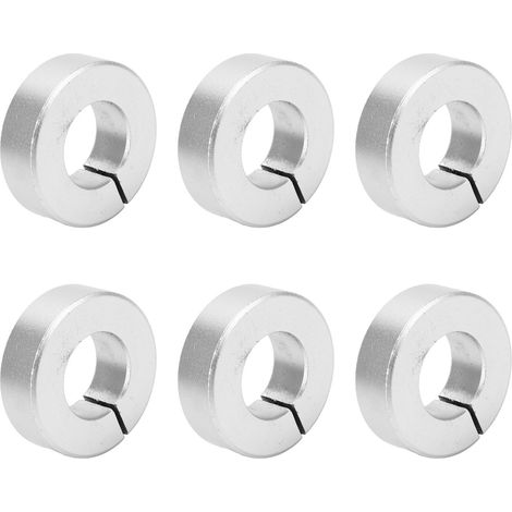 Lot de 6 bagues de retenue d'axe optique SC 4/5", bague de verrouillage, bague de limitation d'ouverture pour arbre de tête de scie SC, manchon de fixation (1/5)
