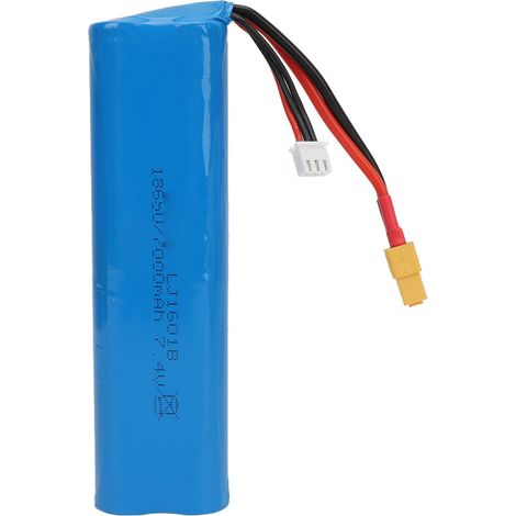 Batterie Lithium Rechargeable 2S 7000mAh pour Tank RC Henglong 3818 3889 3809, Connecteur XT60
