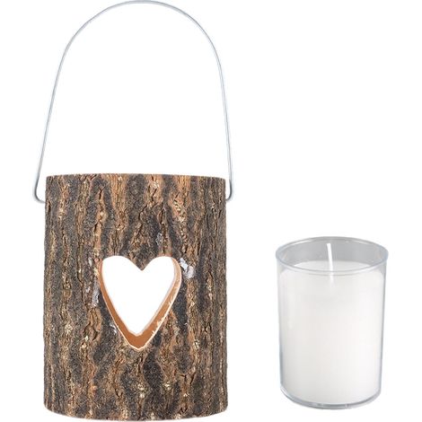 Support Pour Bougie - En Bois - Design Creux Avec Cuve À Bougie - Pour Dîner Aux Chandeliers, Décoration De Noël Mariage Fête - 1 Pièce (1/5)