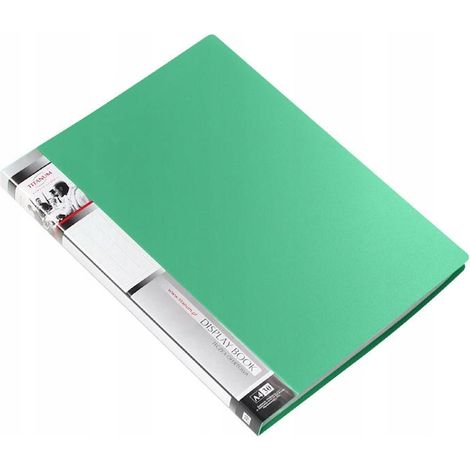 A4-Präsentationsmappe, 30 Blatt, grün