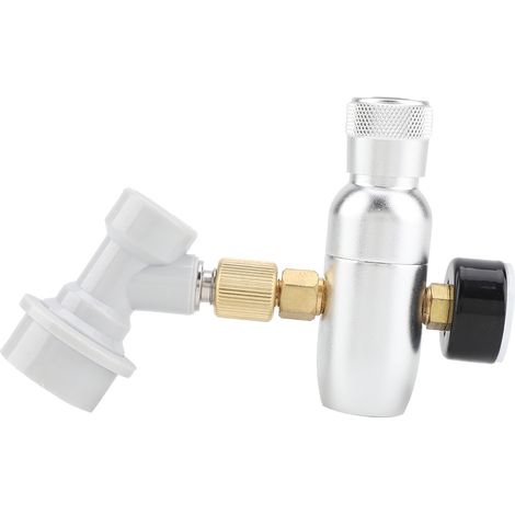 Kit de régulateur/chargeur de CO2 16 g pour fût de bière pression domestique (0-60 PSI) (1/5)