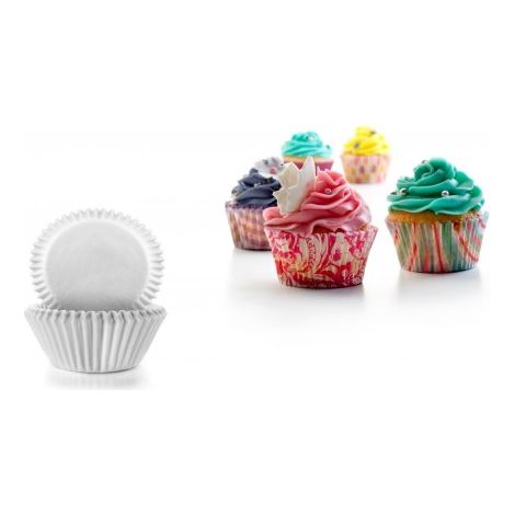 Ibili 735900 Cápsulas de repostería plateadas pack 100 unidades
