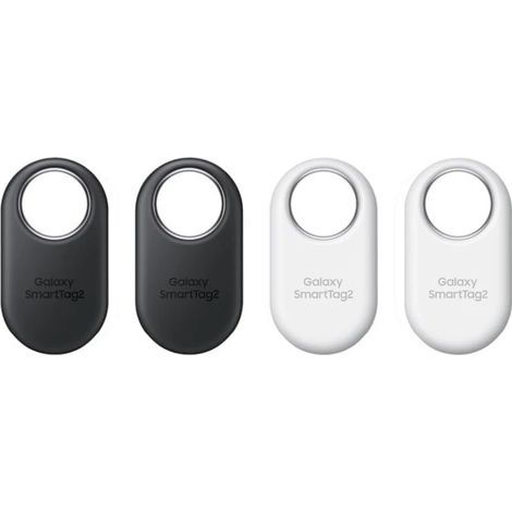Samsung Galaxy SmartTag 2 IP67 NFC Pack x 4 Preto/Branco - Dispositivo de localização