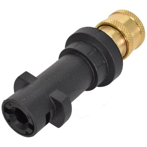 NALOOKAMIC Adaptateur de Pistolet pour Nettoyeur Haute Pression, Raccord Femelle 1/4" à Connexion Rapide, Compatible avec Karcher K2-K7, Accessoire pour Nettoyage Haute Pression (1/5)