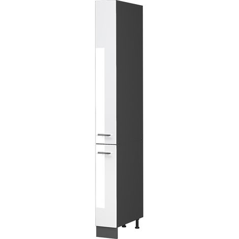 Armadio da farmacia Fame-Line, Bianco lucido/Antracite, 20 cm, Vicco (1/5)