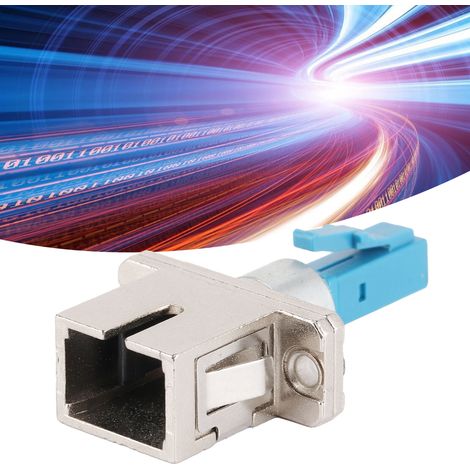 Stecker-Buchse-Adapter für faseroptische Steckverbinder in Carrier-Qualität (LC-Stecker - SC-Buchse). (1/5)