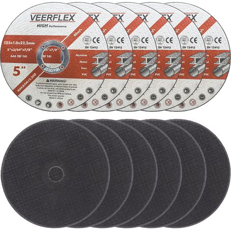 12 Pièces Disque Meuleuse 125 Metal, 125×1.0×22.23mm Disque Meuleuse, Disque DéCouper Pour Meuleuse D'Angle, Pour Meuleuse De Flexion, De TronçOnnage Et D'Angle (1/5)