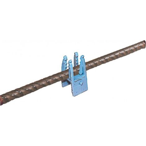 Taliaplast – Cale conique à béton pour enrobage 25 mm – Lot de 100 pièces – Positionne l'armature dans coffrage horizontal et vertical