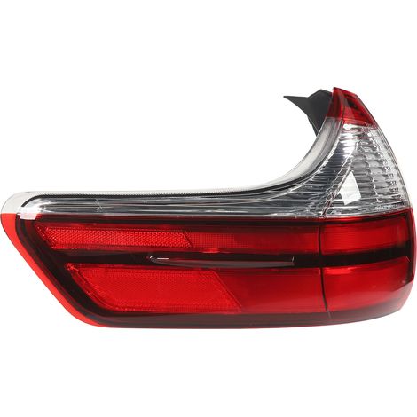 Feu arrière latéral étanche Rouge Transparent Ampoule Stop Assemblage Complet pour Sienna Base L LE XLE 2015-2020 Côté Gauche 81560-08050 (1/5)