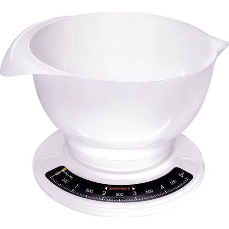 Balance de cuisine mécanique 5kg - 50g avec bol - - 65054 (1/5)