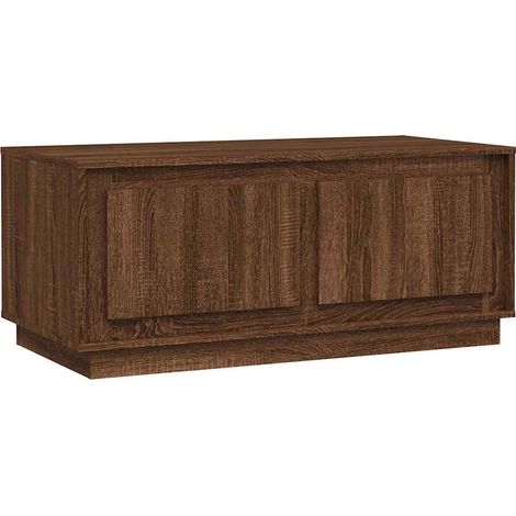 Maison Exclusive - Mesa de centro madera contrachapada marrón rob (1/5)