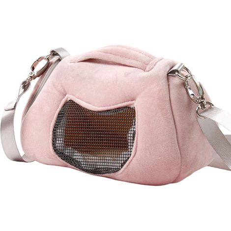 Tragetasche – Meerschweinchen – kleine Haustiertragetasche mit verstellbarem Schultergurt – Reisekäfig – Hamster – atmungsaktiv und tragbar (1/3)