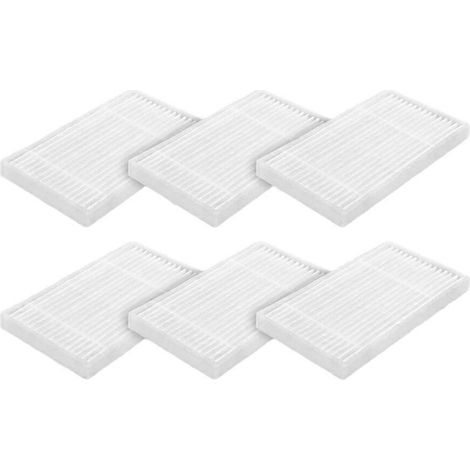 Lot de 6 filtres HEPA pour aspirateur robot iLife V20 (1/5)