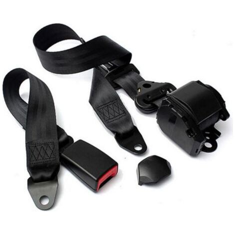 Ceinture de sécurité universelle à 3 points avec enrouleur automatique, ceinture de sécurité pour voiture (1/3)