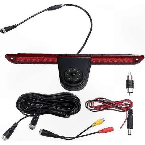 Troisième feu stop surélevé pour Mercedes-Benz Sprinter W906 (2007-2019) avec caméra de recul à vision nocturne HD.