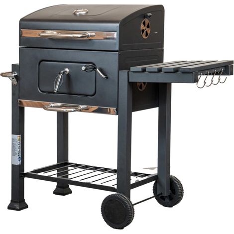 barbecue a carbone arnold "primo" con griglia 41x27,5 cm (1/4)