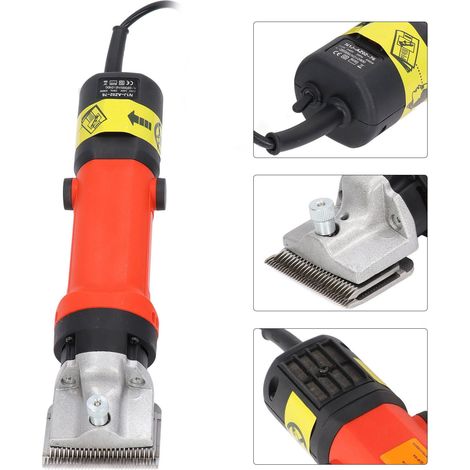 Ciseaux électriques pour crin de cheval, ciseaux électriques pour laine, tondeuse et rasoir, norme européenne 220-240 V (1/5)