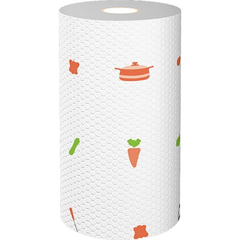50 pièces essuie-tout cuisine humide sec usage unique polyester torchons vaisselle casseroles (1/5)