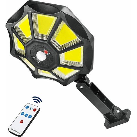 Trade Shop - 168 LED-Straßenlaterne mit Solarpanel-Fernbedienungssensor TX-8230 - (1/3)