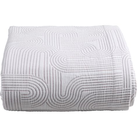 VIVARAISE - Jeté de lit Kiko en coton - Cuivre - 180 x 260 cm