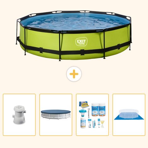 Exit-toys Piscine Exit Ronde - 360x76 cm - 5-pièces  SCB15 (1/5)
