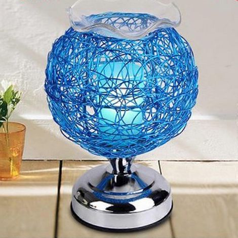 Lampe de table à aromathérapie créative, veilleuse électrique parfumée aux huiles essentielles, idéale pour la décoration de Noël et la chambre à coucher. (1/2)
