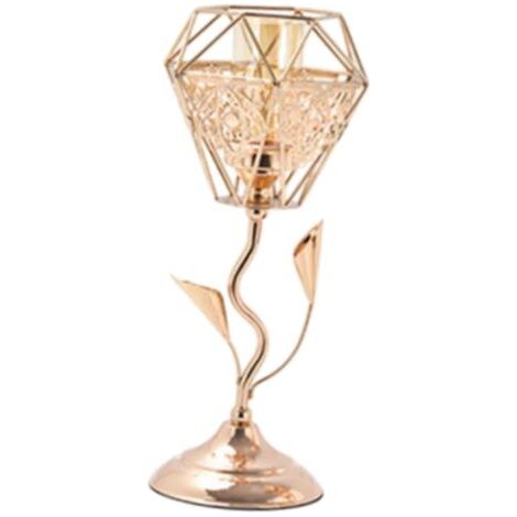 Bougeoir en verre, décoration créative pour la maison, idéal pour un mariage ou une fête d'anniversaire (petit format). (1/5)