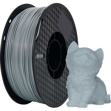 Filamento per stampa 3D, materiale ASA, resistente ai raggi UV, grigio (1/2)