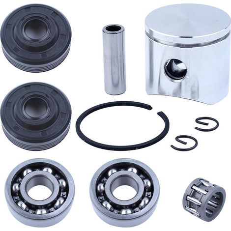 38mm Piston Segments Crank Needle Bearing Kit For Husqvarna 36 136 137 136LE Chain Saw 530069944 (1/5)