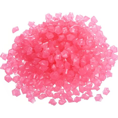 1000pcs Éclat Rochers 8-10mm Éclat Galets Décoration dans Le Foncé Lumineux Pierres Décoratif DIY Décoratif Rose pour Jardin, Pot Plante, Poisson Réservoir (1/5)