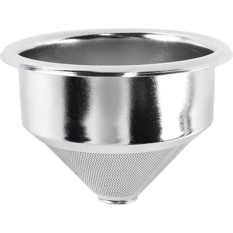 Porte-filtre à espresso sans fond, 58 mm, en acier inoxydable, avec panier-filtre pour une extraction visuelle et une utilisation par les baristas.-AquaForge (1/5)