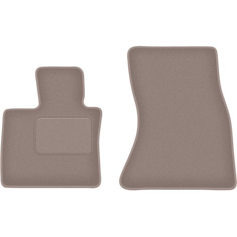 Alfombrillas delanteras para BMW X5 F15 de 7 plazas (2013-), color beige. (1/5)