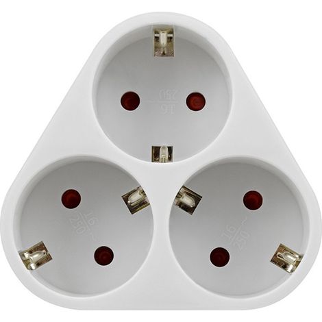 CLAVIJA ADAPTADOR TRIP SCHUKO TRIANG 16A BL - 4,8 MM (1/2)