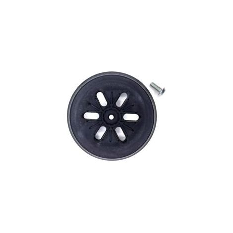 Bluedeer – Platorello abrasivo per levigatrice roto-orbitale Bosch GEX 150 – Ø 150 mm – Ricambio professionale per la levigatura di legno duro – Con vite – PEX 15 AE – Crezuo