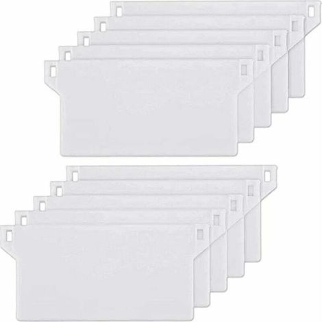 10 contrepoids pour stores vénitiens californiens, contrepoids verticaux pour stores vénitiens, pièces de rechange blanches de 127 mm (1/4)