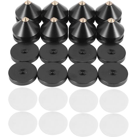Sets Lautsprecherständerfüße aus Aluminiumlegierung (kein Naturholz), Kegelspikes, Bodenfüße, Nägel M23x20 (1/5)
