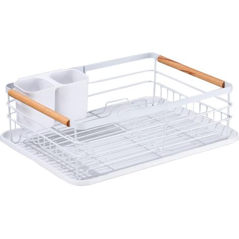 Égouttoir à vaisselle pour casseroles, range-assiettes et couverts, étagère de rangement pour la cuisine-AquaForge (1/3)