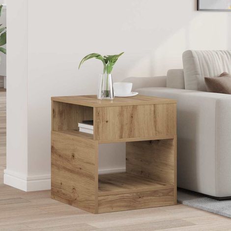 Mesa Auxiliar Roble artesanal 40,5 x 40 x 45 cm