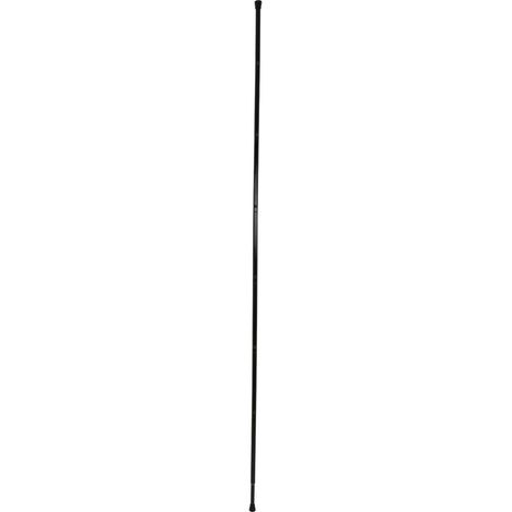 Duschstange aus edelstahl 105-250cm - schwarz - Tendance